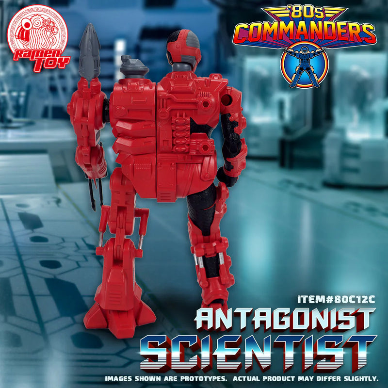 Ramen Toy - 80s Commanders Anatagonist Scientist (Clean)
