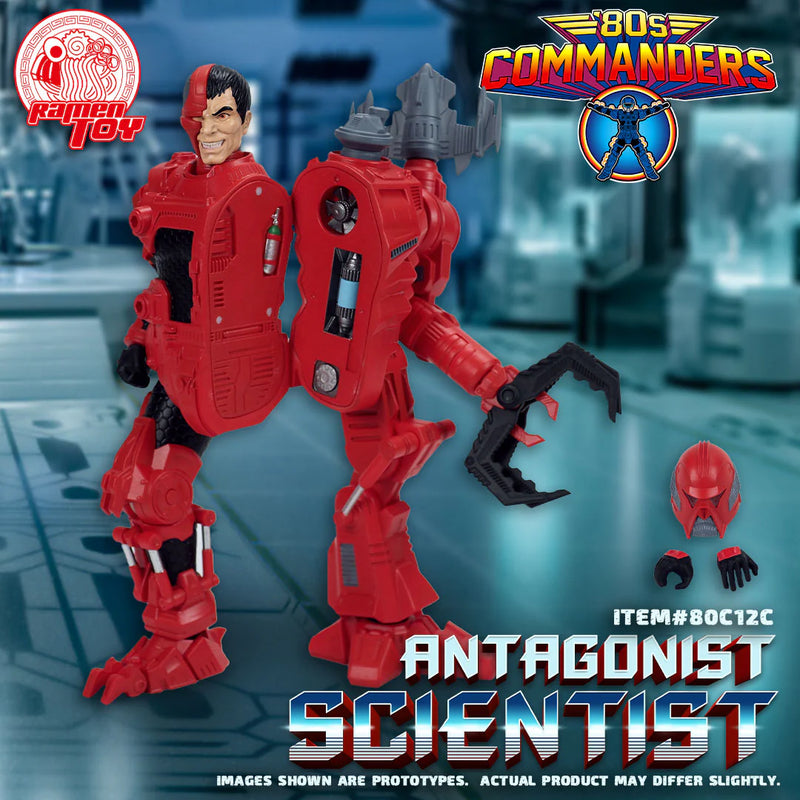 Ramen Toy - 80s Commanders Anatagonist Scientist (Clean)