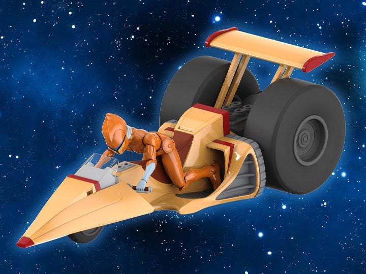 SilverHawks Super 7 ULTIMATES! Copper Kidd & Space Racer Action Figure & Vehicle Bundle (Set of 2)