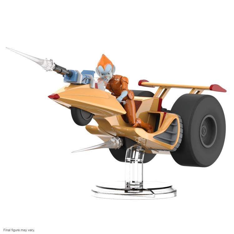 SilverHawks Super 7 ULTIMATES! Copper Kidd & Space Racer Action Figure & Vehicle Bundle (Set of 2)
