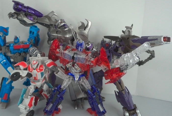 APC Toys APC-001T Attack Prime TFP Optimus Prime Clear Version w/ Black Wheels