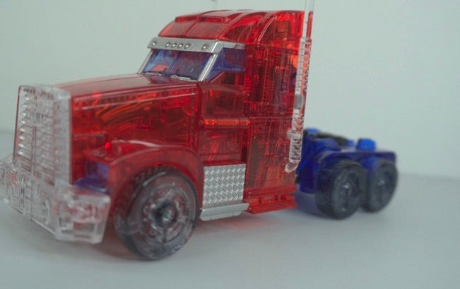 APC Toys APC-001T Attack Prime TFP Optimus Prime Clear Version w/ Black Wheels