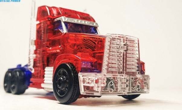APC Toys APC-001T Attack Prime TFP Optimus Prime Clear Version w/ Black Wheels