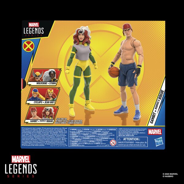 Marvel Legends Series X-Men 97 Gambit & Marvel's Rogue