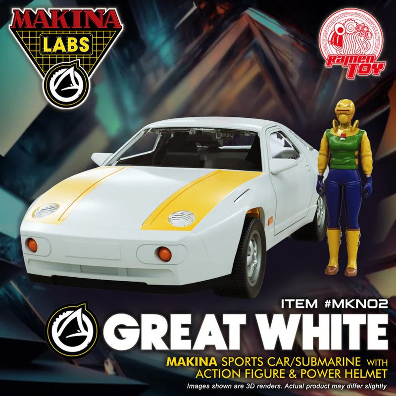 Limited Time Only: Ramen Toys Makina Labs Great White (MASK Shark)