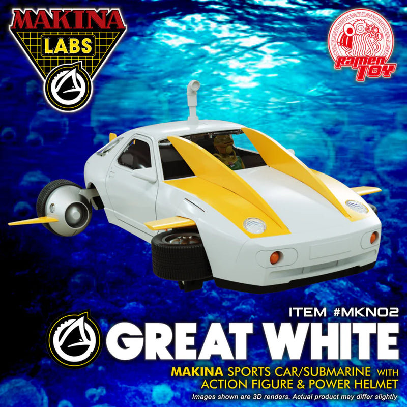 Limited Time Only: Ramen Toys Makina Labs Great White (MASK Shark)