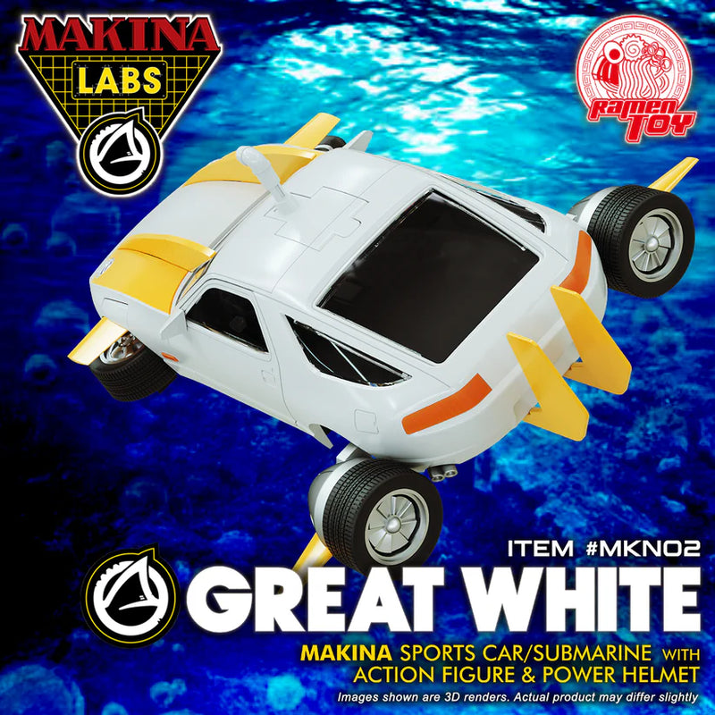 Limited Time Only: Ramen Toys Makina Labs Great White (MASK Shark)