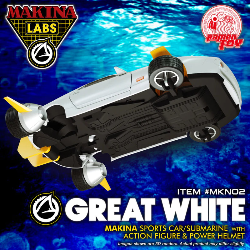 Limited Time Only: Ramen Toys Makina Labs Great White (MASK Shark)