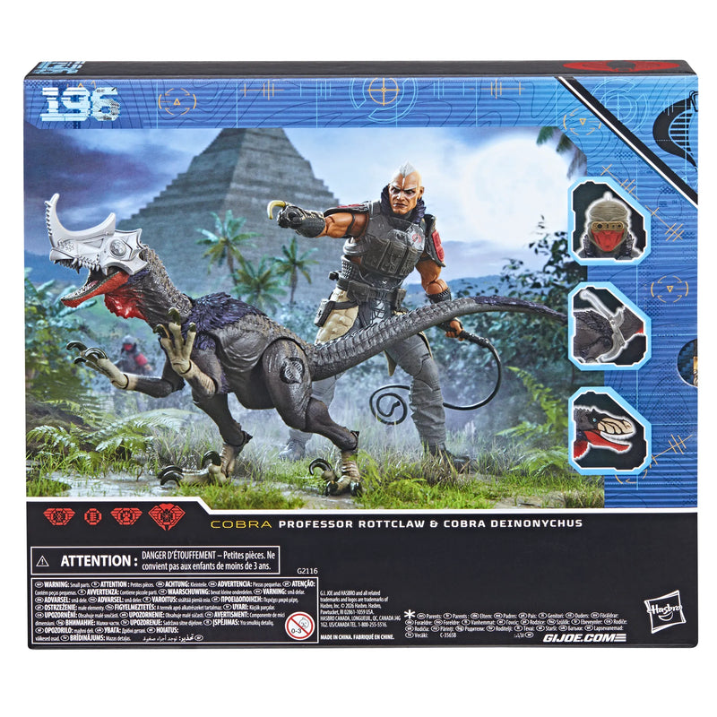 G.I. Joe Classified Series #196 Professor Rottclaw and Cobra Deinonychus