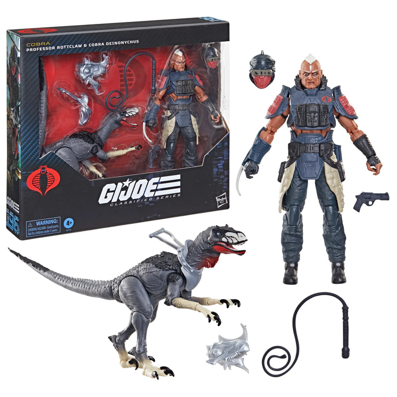 G.I. Joe Classified Series #196 Professor Rottclaw and Cobra Deinonychus