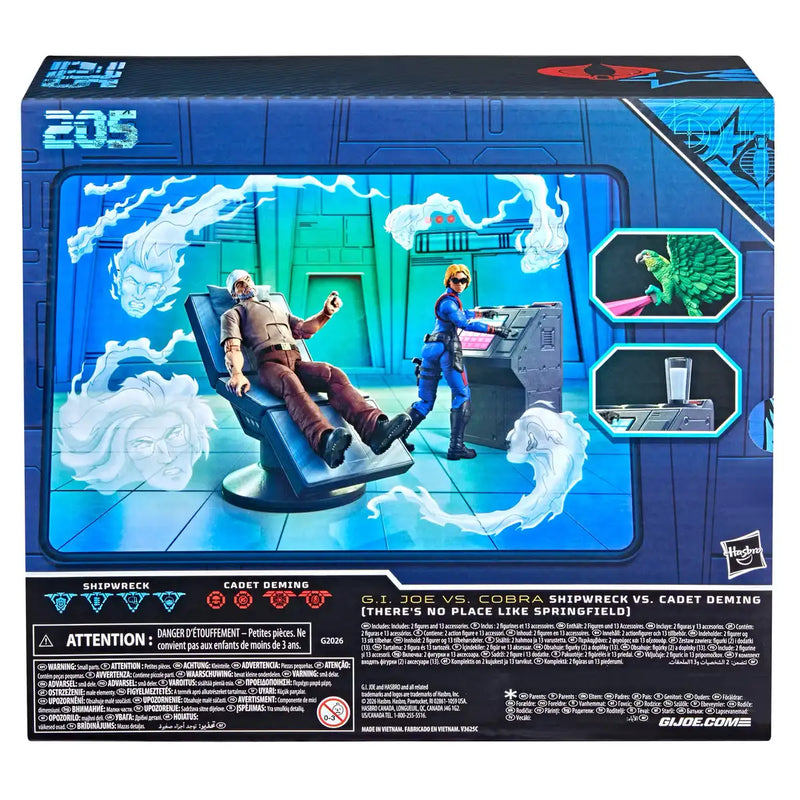 Deposit: G.I. Joe Classified Series #205, Shipwreck vs Cadet Deming (There's no Place Like Springfield - SDD Exclusive)