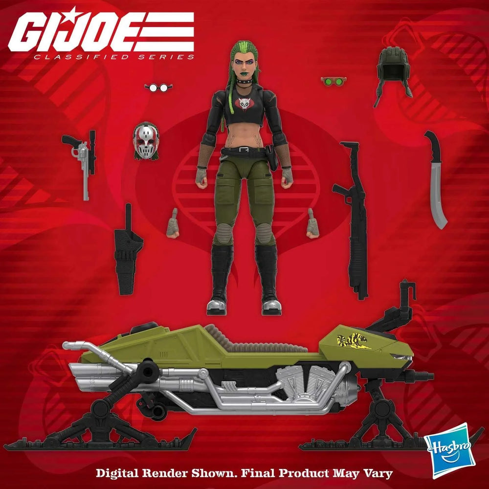 G.I. Joe Classified Series #194 Zanya and Dreadnok Chameleon