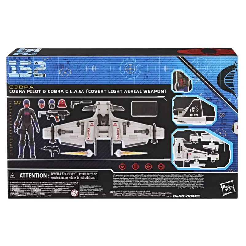 G.I. Joe Classified Series #152, Cobra Pilot & Cobra C.L.A.W. (Covert Light Aerial Weapon)