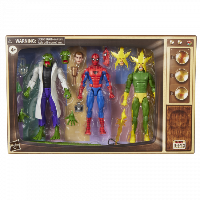 Marvel Legends Series 60's Spider-Man 3 pack