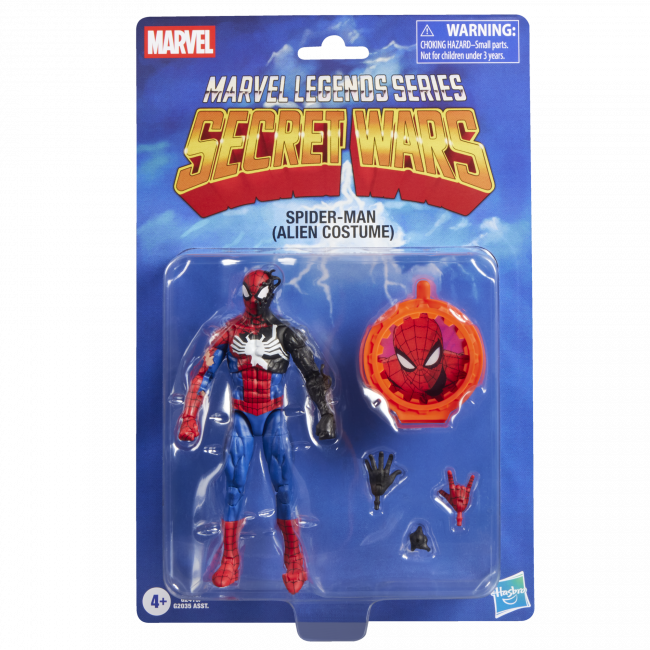Marvel Legends Series Secret Wars Spider-Man (Alien Costume)