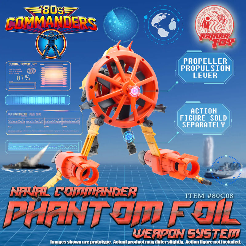 Ramen Toy Commanders [NAVAL COMMANDER PHANTOM FOIL WEAPON SYSTEM]