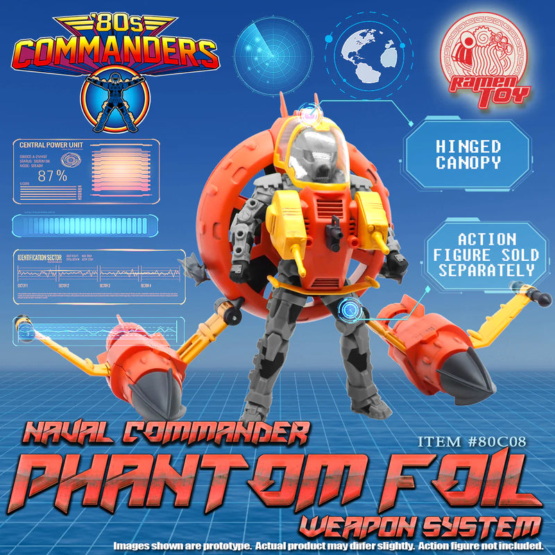 Ramen Toy Commanders [NAVAL COMMANDER PHANTOM FOIL WEAPON SYSTEM]
