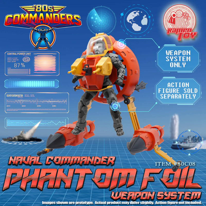 Ramen Toy Commanders [NAVAL COMMANDER PHANTOM FOIL WEAPON SYSTEM]