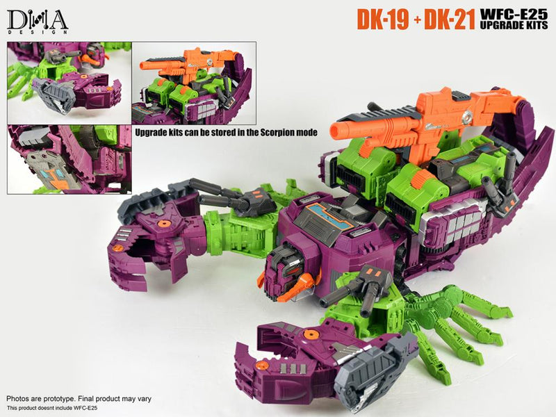 DNA Design DK19 + DK21 add on kit for WFC-E25 Earthrise Scorponok