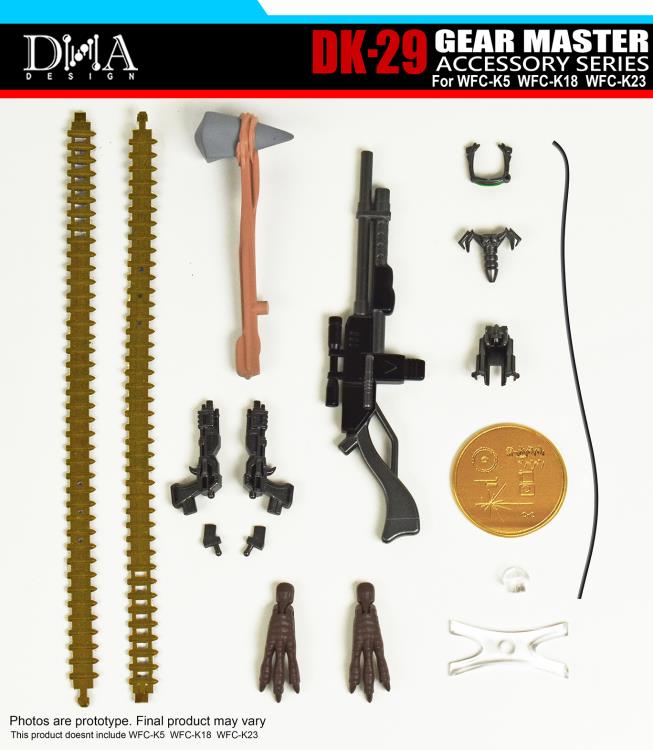 DNA DK-29 Gear Master Accessory Series Upgrade Kit