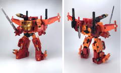 Fanshobby MB-06D + MB-11D Powerbaser & God Armor OP & God Bomber Orange ver. set of 2