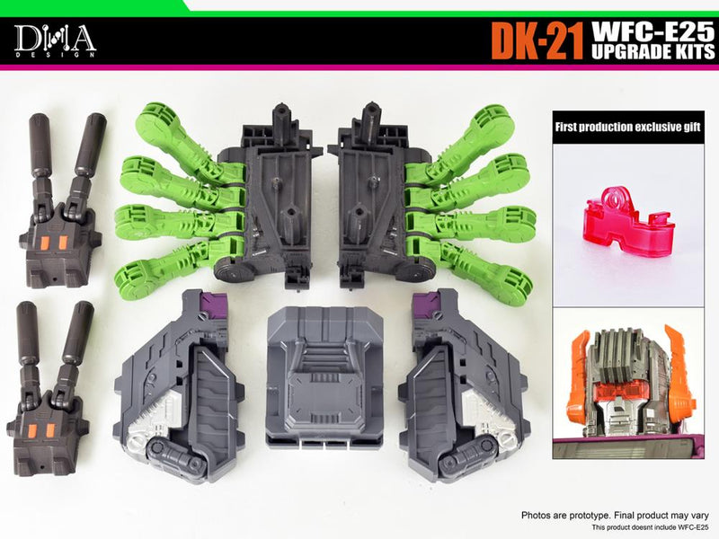 DNA Design DK19 + DK21 add on kit for WFC-E25 Earthrise Scorponok
