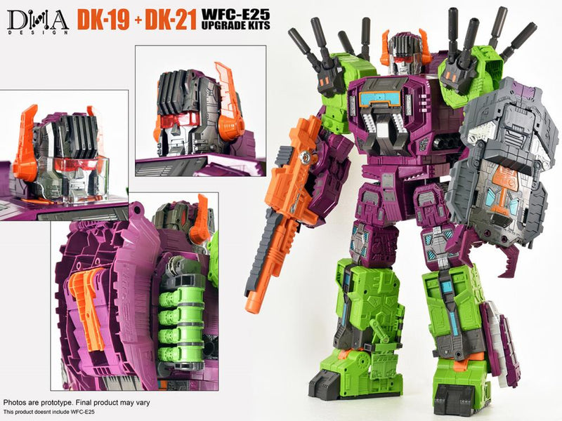 DNA Design DK19 + DK21 add on kit for WFC-E25 Earthrise Scorponok