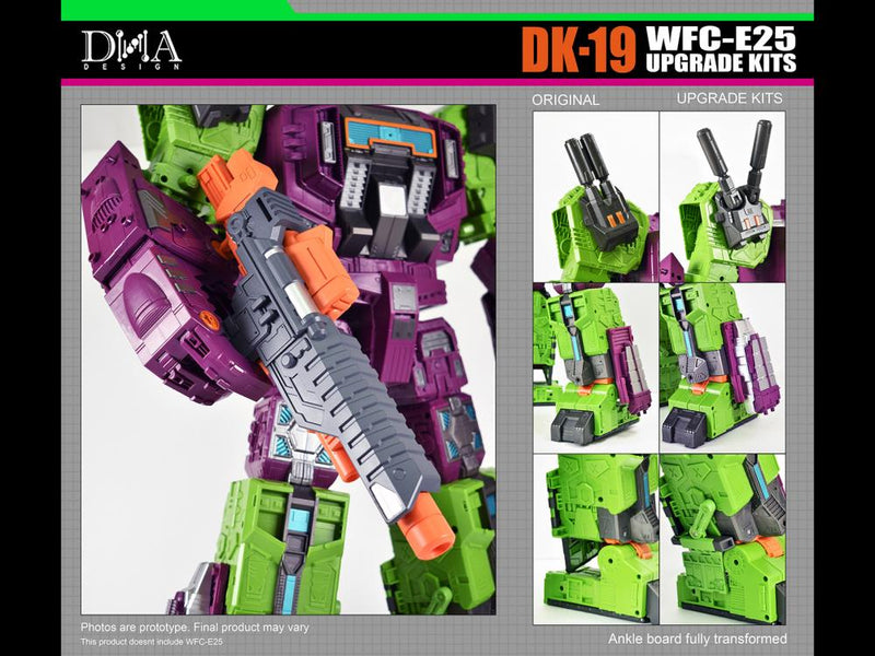 DNA Design DK19 + DK21 add on kit for WFC-E25 Earthrise Scorponok