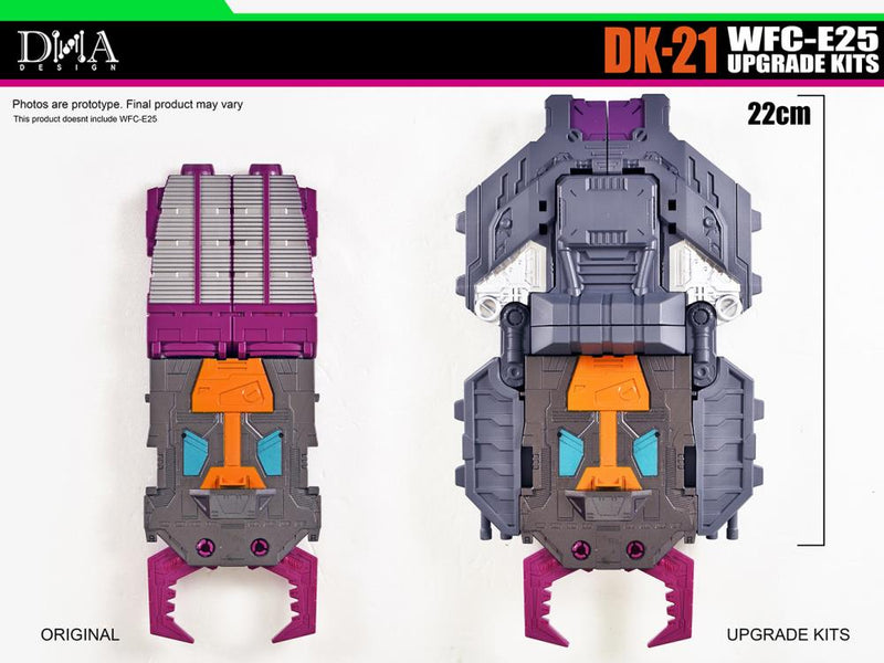 DNA Design DK19 + DK21 add on kit for WFC-E25 Earthrise Scorponok