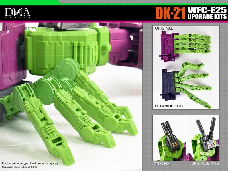 DNA Design DK19 + DK21 add on kit for WFC-E25 Earthrise Scorponok