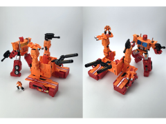 Fanshobby MB-06D + MB-11D Powerbaser & God Armor OP & God Bomber Orange ver. set of 2
