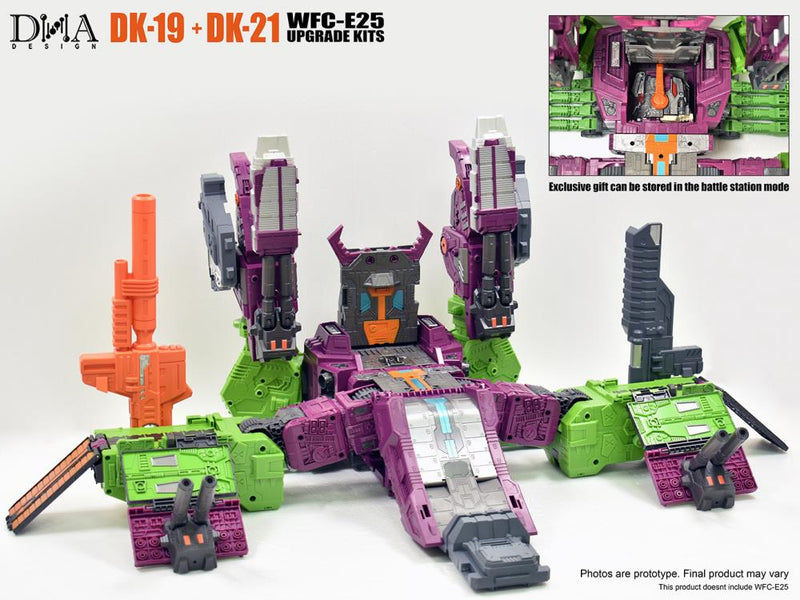 DNA Design DK19 + DK21 add on kit for WFC-E25 Earthrise Scorponok